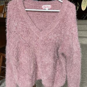 Purple vneck sweater